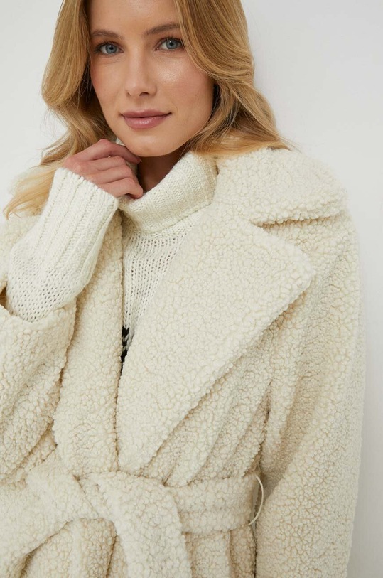 Kabát Sisley 2XFQLN033.6L8 béžová