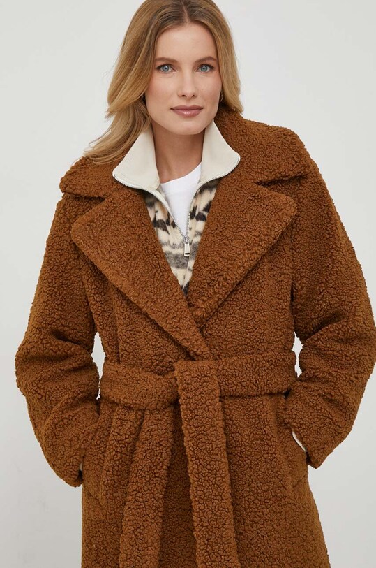Пальто Sisley коричневий 2XFQLN033.90D