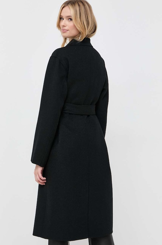 Îmbrăcăminte BOSS palton de lana 50499811 negru