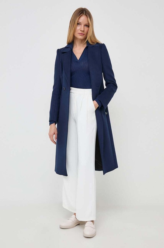 Patrizia Pepe cappotto in lana 2O0118.A171 blu navy AW23