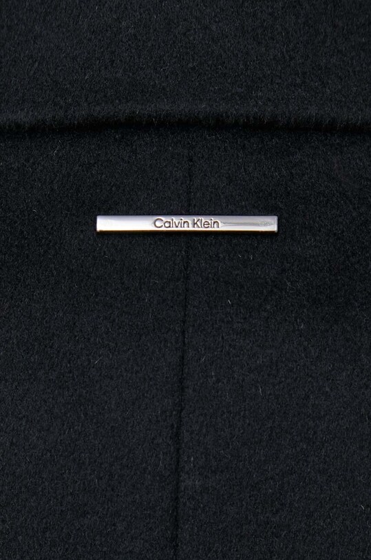 Calvin Klein płaszcz wełniany K20K205935 czarny