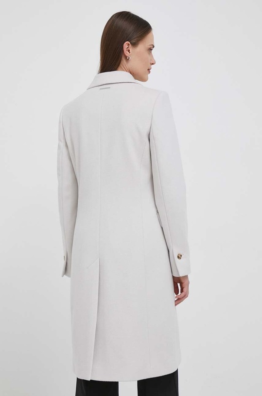 Vlnený kabát Calvin Klein sivá K20K206877