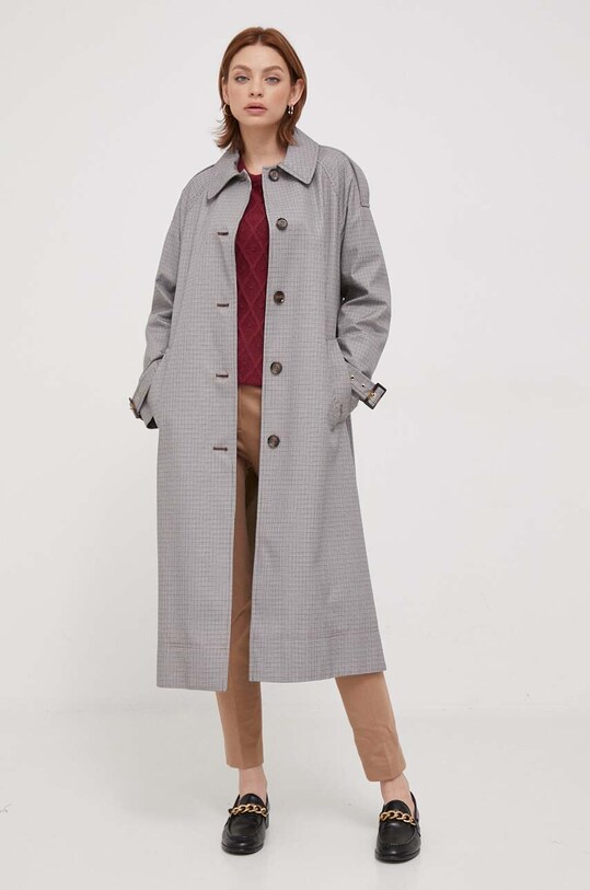 Καμπαρντίνα Barbour Marie Check Showerproof LSP0119 γκρί AW23