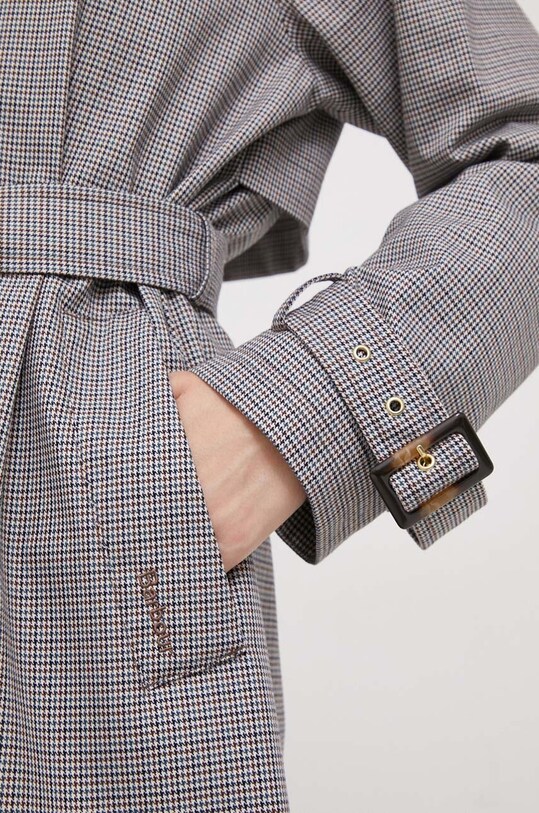 Καμπαρντίνα Barbour Marie Check Showerproof LSP0119 γκρί