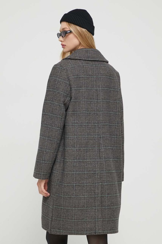 Odzież Abercrombie & Fitch płaszcz z domieszką wełny KI144.3248.903 szary