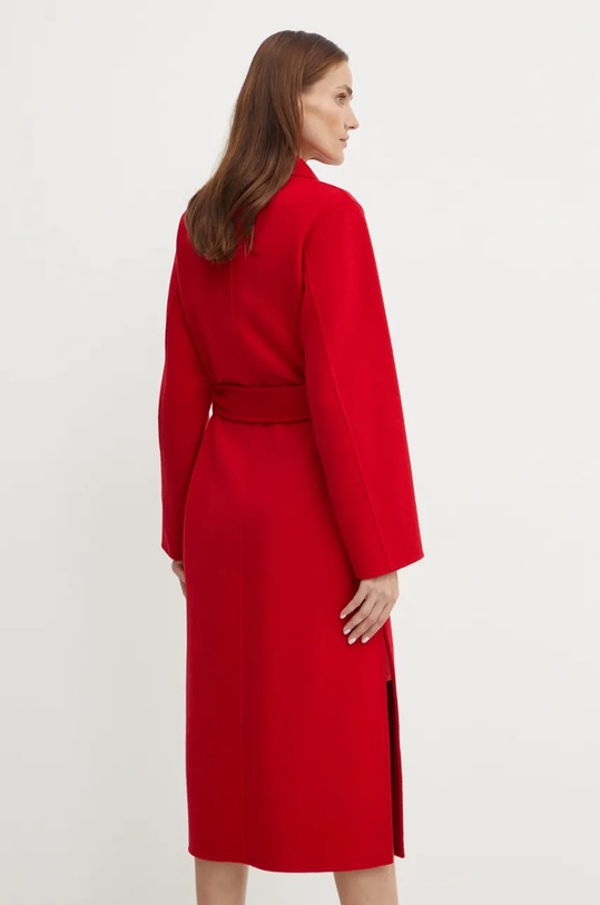 Ρούχα Μάλλινο παλτό Ivy Oak IO1123F1046 κόκκινο