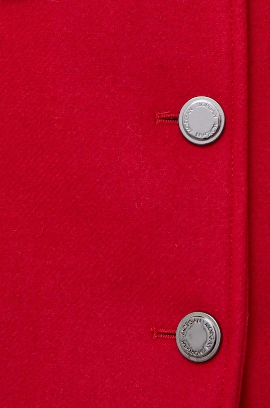 Morgan kurtka z domieszką wełny GMIMI.ROUGE czerwony