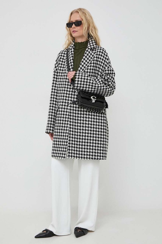 Kabát s prímesou vlny MAX&Co. čierna 70140723