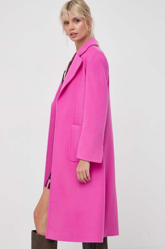 Μάλλινο παλτό MAX&Co. 70140323 ροζ AW23