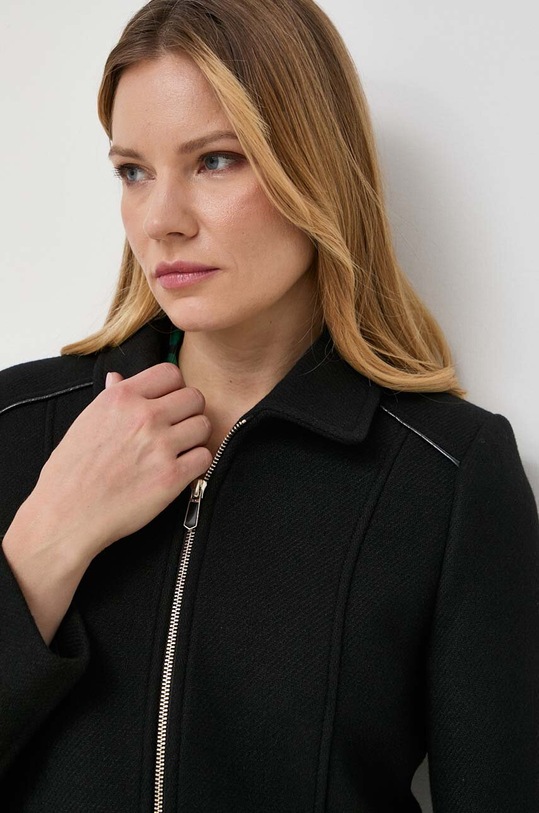 Morgan płaszcz wełniany GLOSS.NOIR czarny