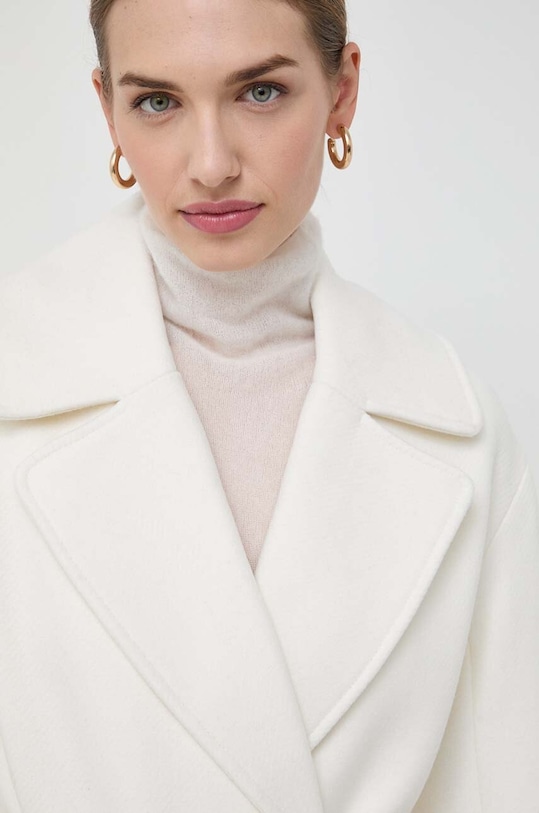 Morgan płaszcz z domieszką wełny GREGO GREGO.OFF.WHITE