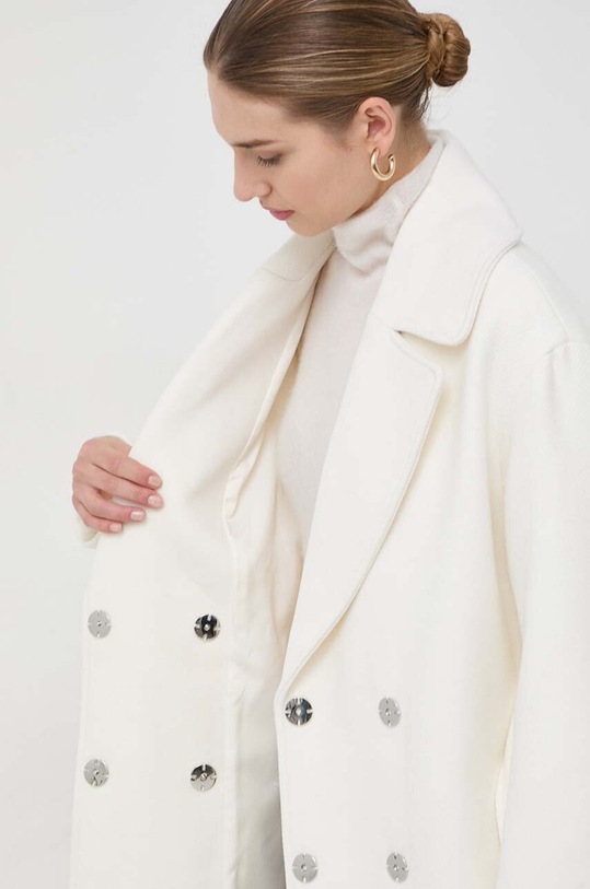Morgan płaszcz z domieszką wełny GREGO GREGO.OFF.WHITE