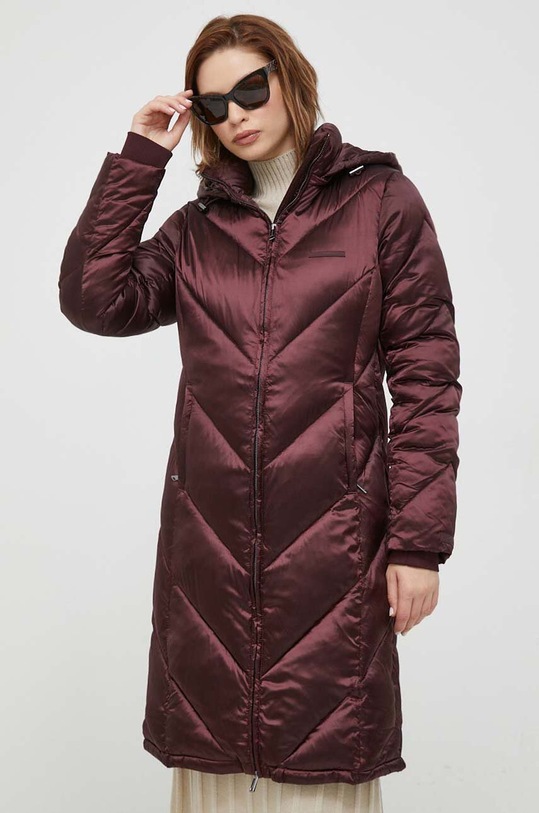 Bunda Calvin Klein zateplené burgundské K20K207069