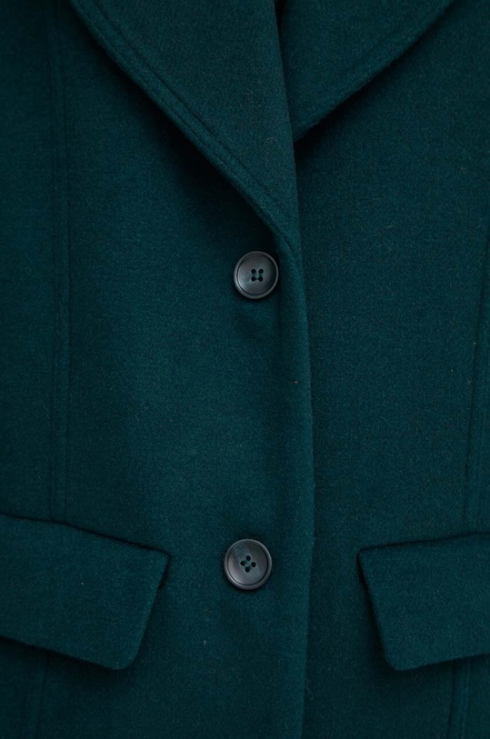Vlněný kabát Gestuz 10908183 zelená