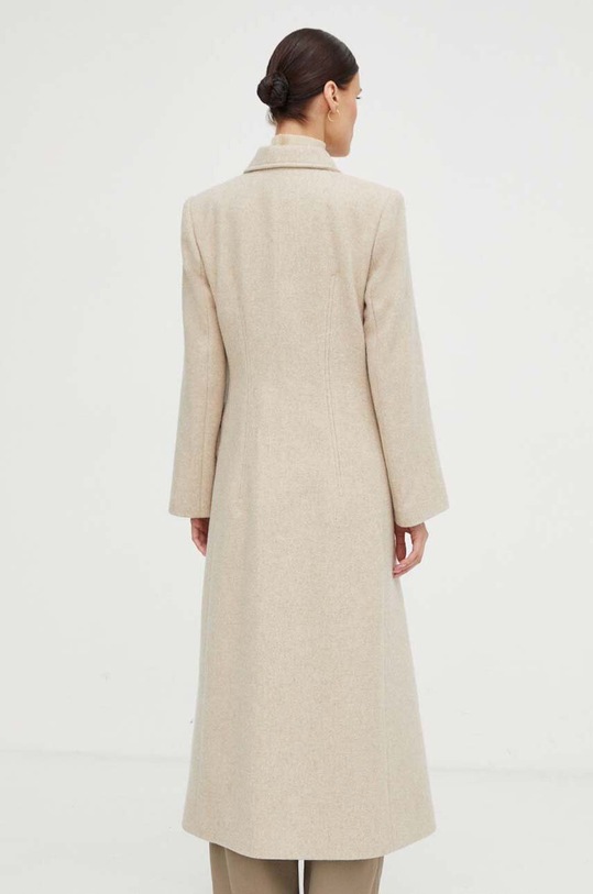 Ρούχα Μάλλινο παλτό By Malene Birger Q71860001 μπεζ