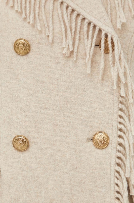 Μάλλινο παλτό By Malene Birger Q71860001 μπεζ