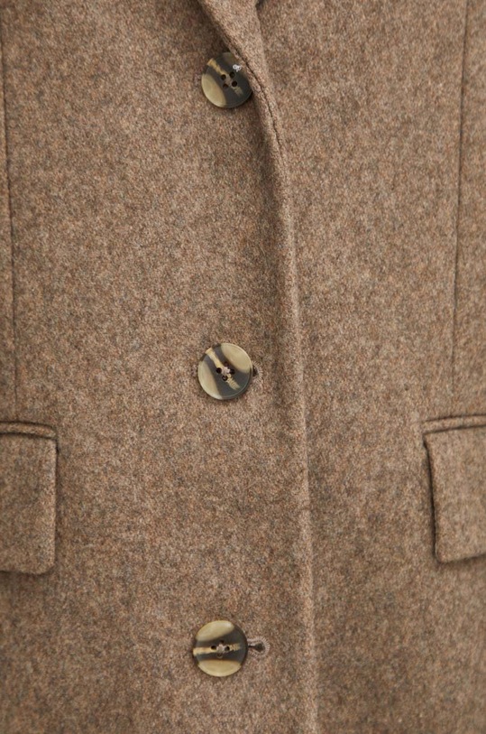 Remain płaszcz wełniany 5008101827 brązowy