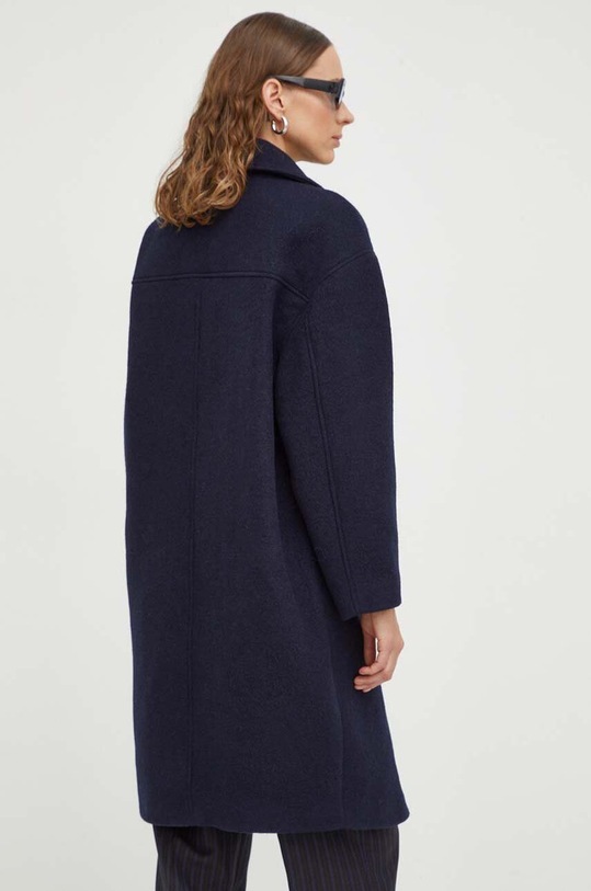Oblečení Vlněný kabát American Vintage BAZ17BFH23 námořnická modř