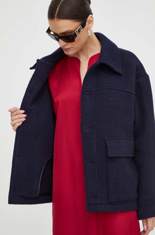 Куртка с примесью шерсти American Vintage MBAZ17CFH23 тёмно-синий