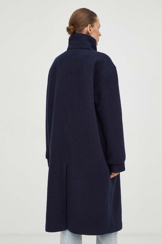 Îmbrăcăminte American Vintage palton de lana MBAZ17BFH23 bleumarin