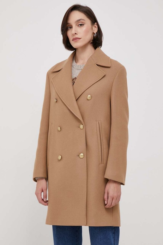 Joop! płaszcz wełniany 30039346 beżowy AW23