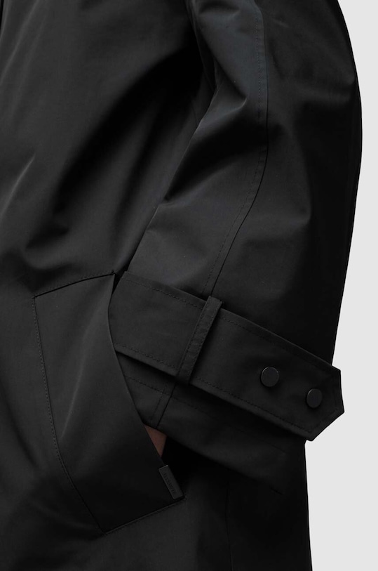 AllSaints trencz WO020Z ASHTINA TRENCH WO020Z czarny