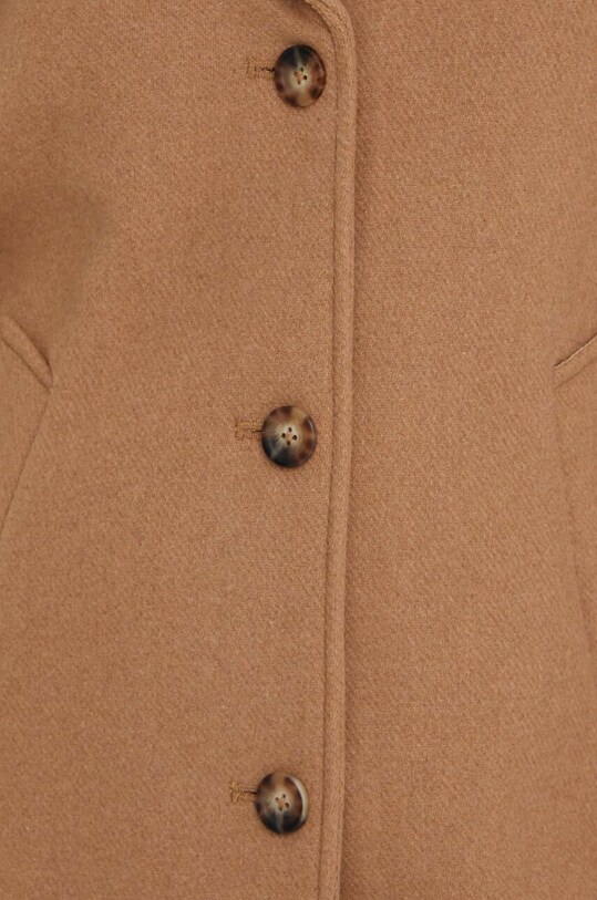Abercrombie & Fitch palton din lana KI144.1500.400. maro