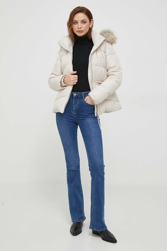 Páperová bunda Calvin Klein K20K207070 béžová AW23