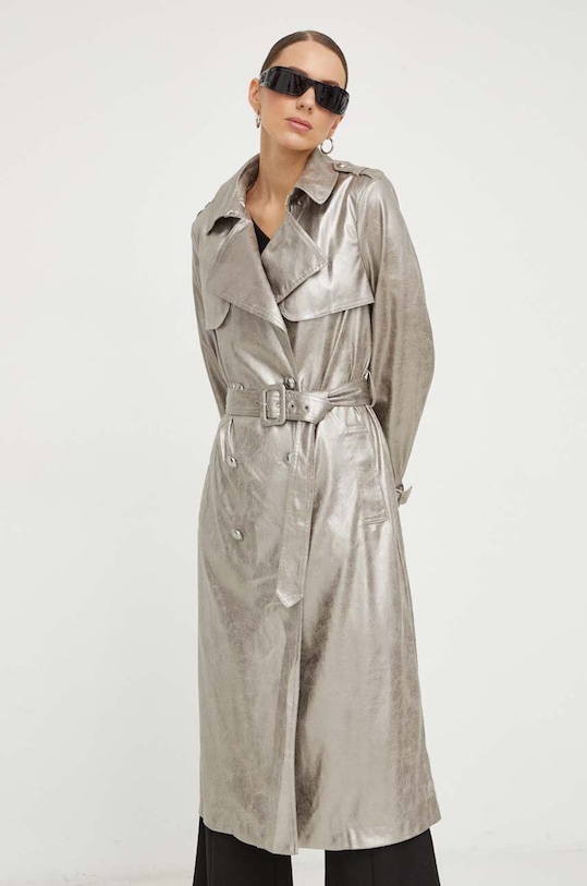 Odzież Guess trencz ADELE W4RL01.WFWN2 szary