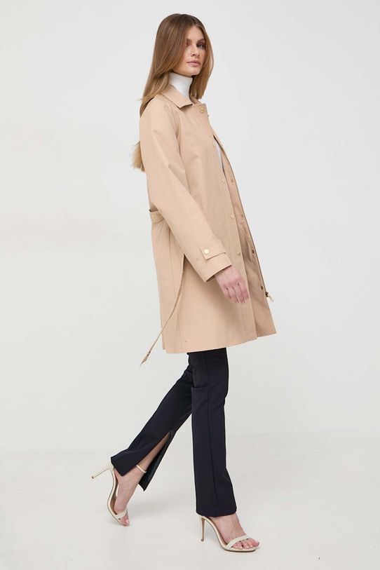 MICHAEL Michael Kors płaszcz bawełniany MR420DQDTY beżowy SS24