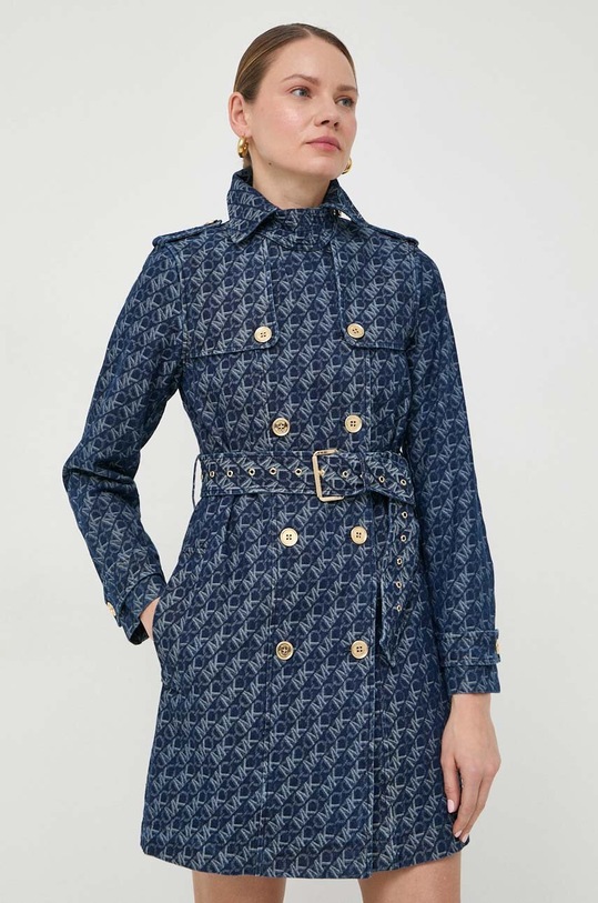 Traper kaput MICHAEL Michael Kors za prijelazno razdoblje mornarsko plava MR420DFAXJ