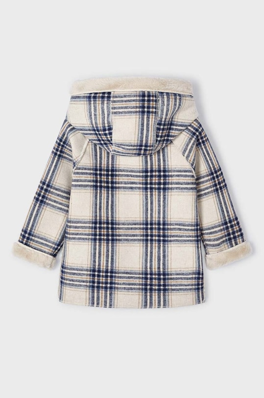 DÍVKA Dětský kabát s příměsí vlny Mayoral 4408.6H.Mini.9BYX modrá