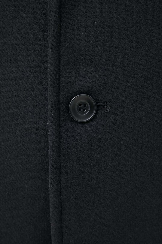 Sisley palton din lana 2VKFSN025.100 negru