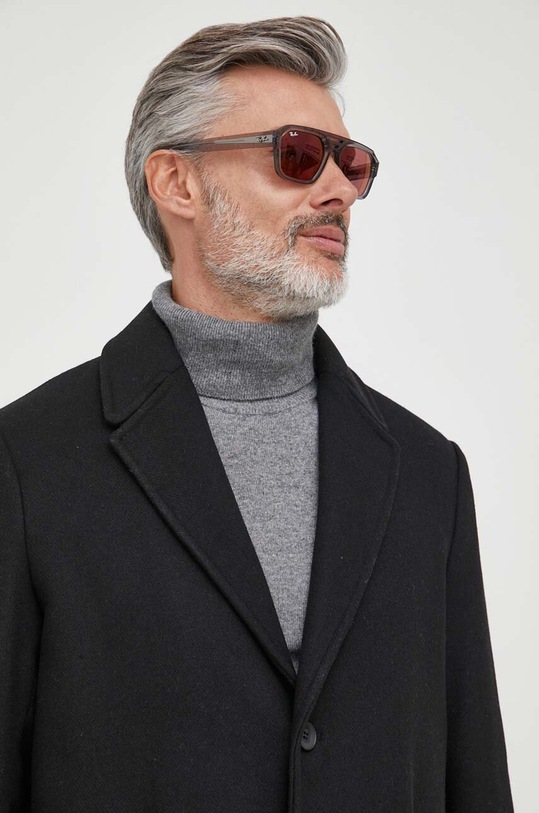 Kabát s příměsí vlny Sisley 2VKFSN025.100