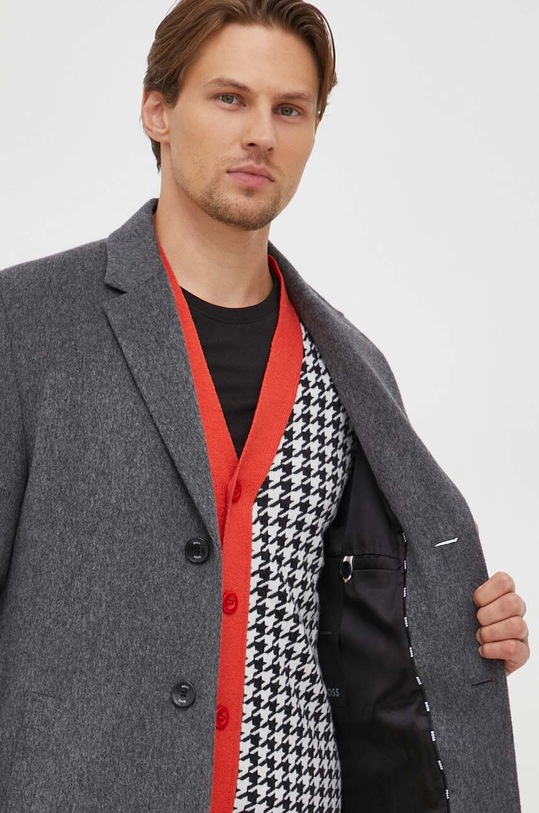 BOSS płaszcz wełniany 50485199