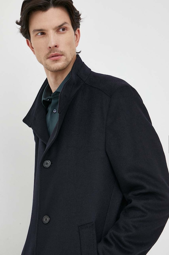 Vlněný kabát Joop! námořnická modř 30037689