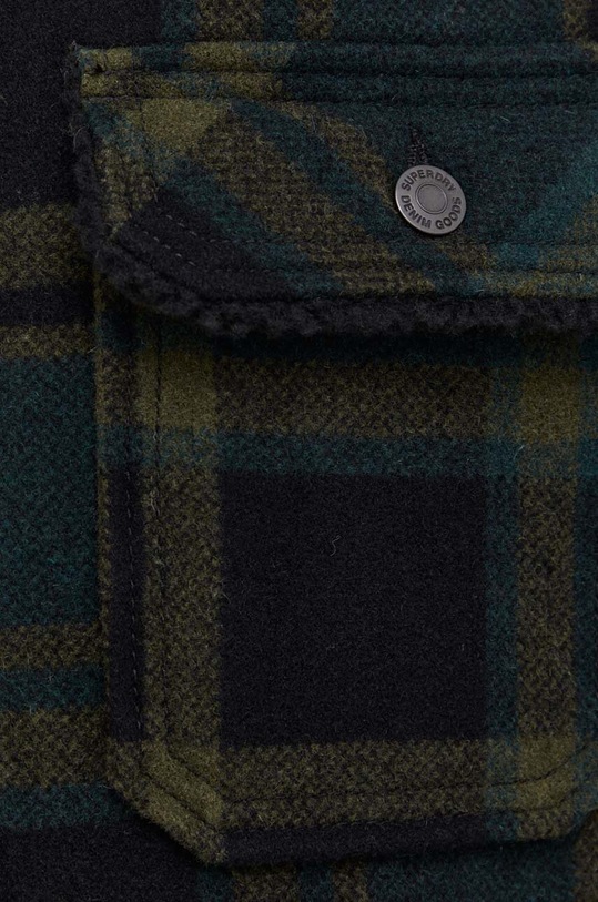 Superdry kurtka wełniana M5011680A.9NE zielony