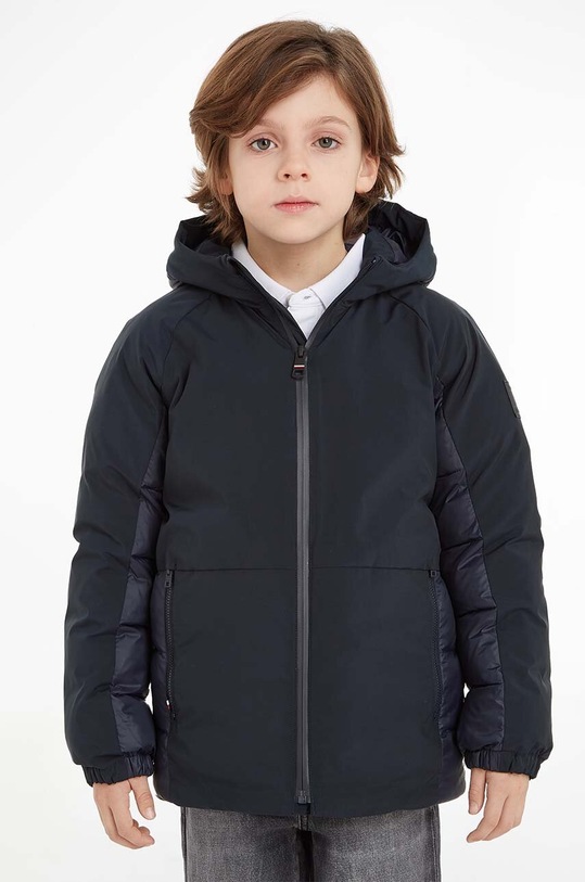 Παιδικό μπουφάν Tommy Hilfiger άλλο σκούρο μπλε KB0KB08336.128.176.9BYX