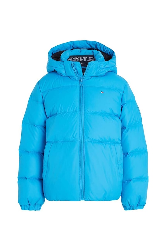 Tommy Hilfiger kurtka puchowa dziecięca KB0KB08341.128.176.9BYX niebieski AW23