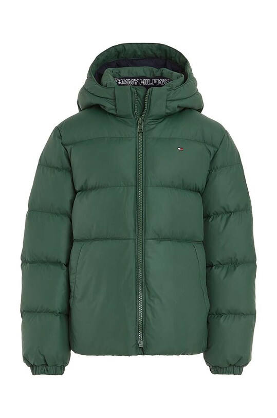 Детская пуховая куртка Tommy Hilfiger с утеплением зелёный KB0KB08341.128.176.9BYX