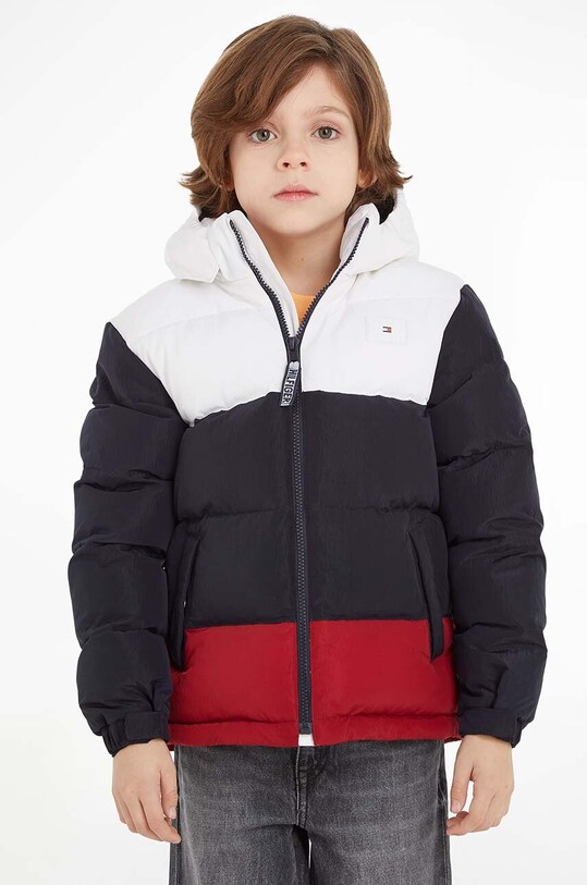 Дитяча куртка Tommy Hilfiger з утепленням темно-синій KB0KB08601.128.176.9BYX