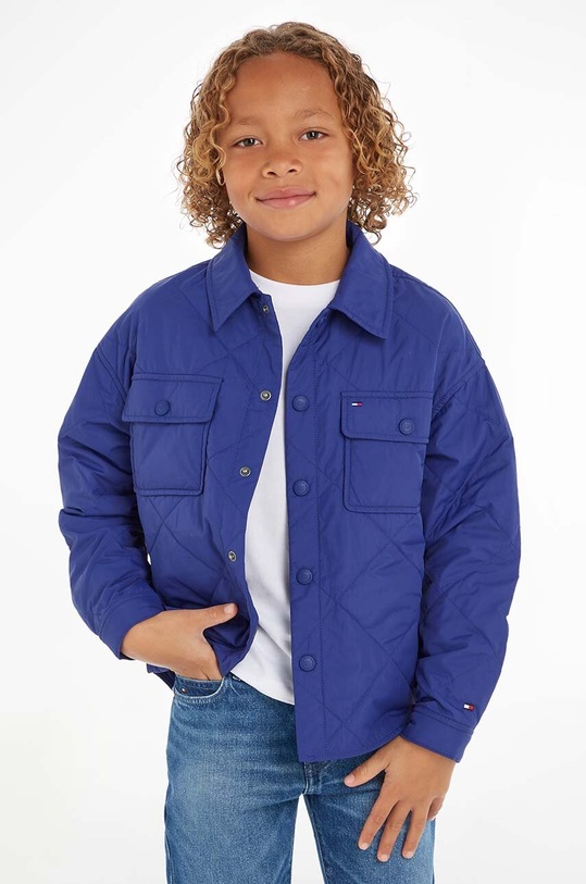 Tommy Hilfiger kurtka dziecięca bez kaptura granatowy KB0KB08370.74.122.9BYX