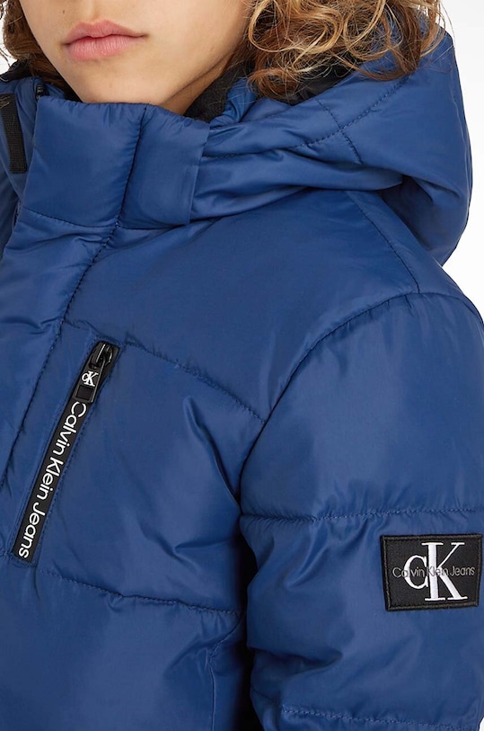 Bunda Calvin Klein Jeans IB0IB01276.9BYX tmavomodrá