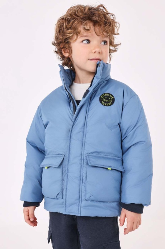 Detská bunda Mayoral jemné zateplenie modrá 4436.5C.Mini.9BYX