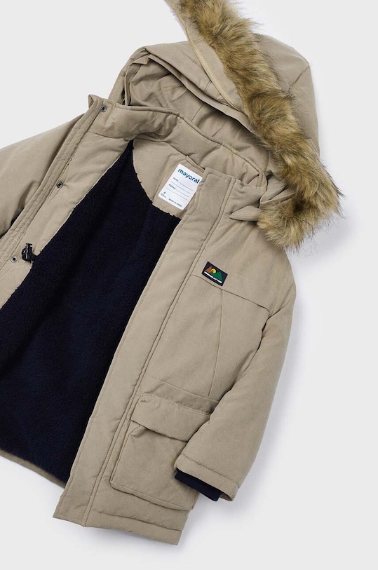Mayoral parka dziecięca beżowy 4439.5E.Mini.9BYX