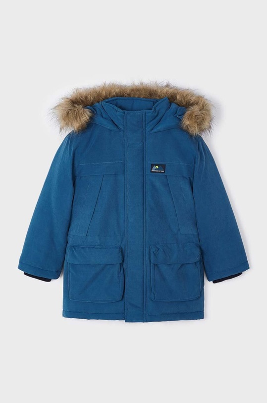 Mayoral parka dziecięca 4439.5E.Mini.9BYX niebieski AW23