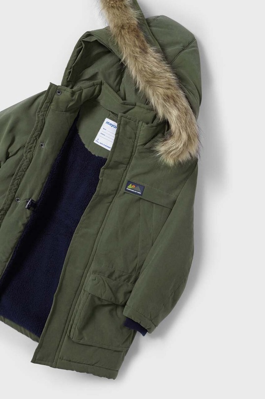 Chłopiec Mayoral parka dziecięca 4439.5E.Mini.9BYX zielony