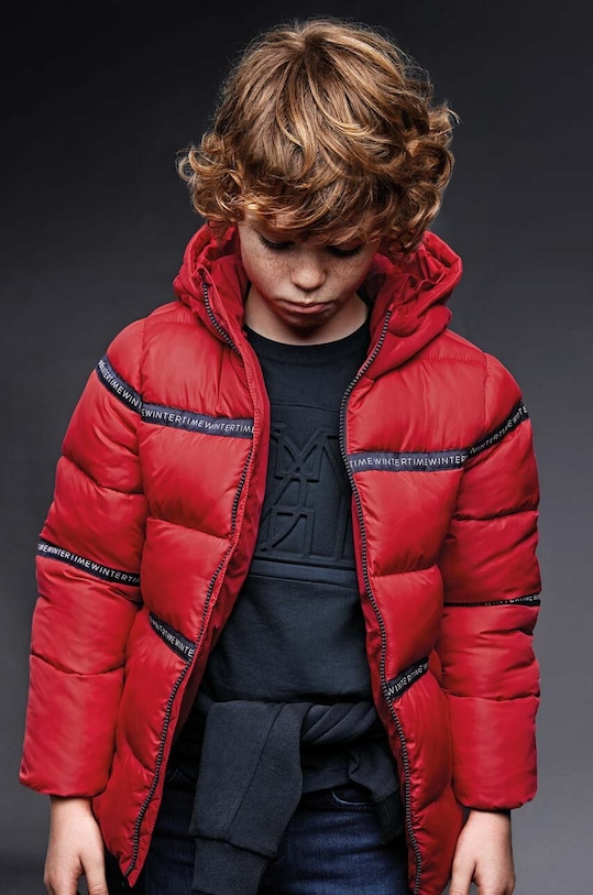 Detská bunda Mayoral zateplené červená 7432.7A.Junior.9BYX