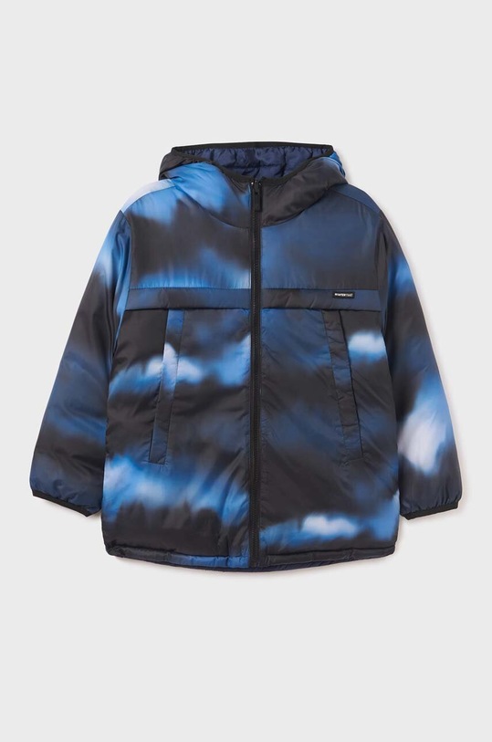 Detská obojstranná bunda Mayoral 7435.7C.Junior.9BYX modrá AW23