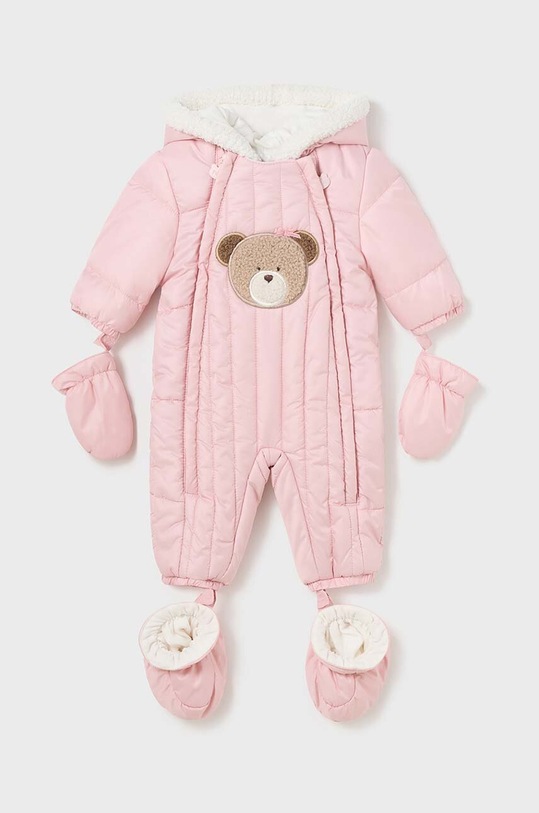Kojenecký overal Mayoral Newborn zateplené růžová 2675.1E.Newborn.9BYX